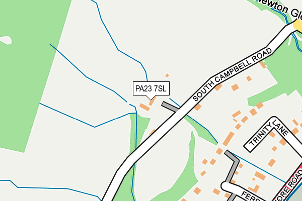 PA23 7SL map - OS OpenMap – Local (Ordnance Survey) PA23 7SL map - OS OpenMap – Local (Ordnance Survey)