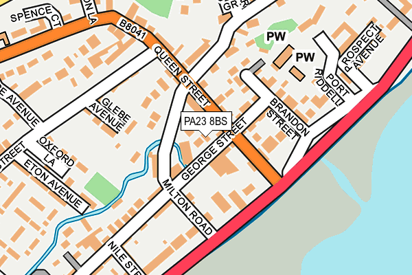 PA23 8BS map - OS OpenMap – Local (Ordnance Survey) PA23 8BS map - OS OpenMap – Local (Ordnance Survey)