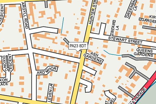 PA23 8DT map - OS OpenMap – Local (Ordnance Survey) PA23 8DT map - OS OpenMap – Local (Ordnance Survey)