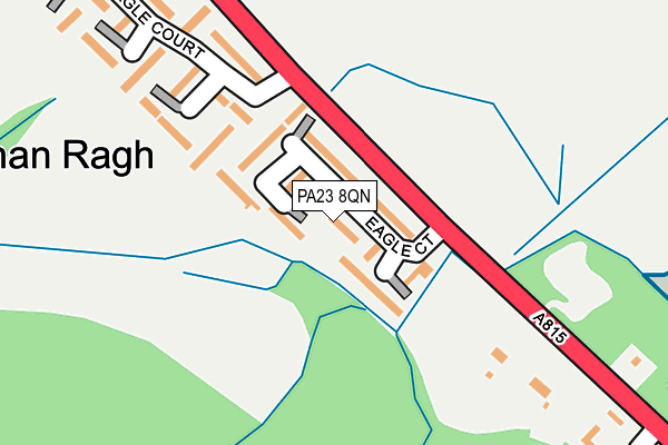 PA23 8QN map - OS OpenMap – Local (Ordnance Survey)