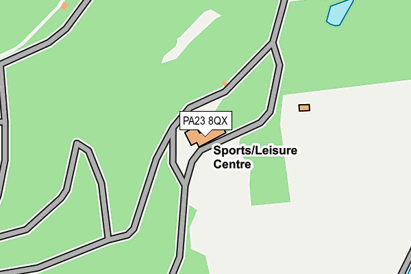 PA23 8QX map - OS OpenMap – Local (Ordnance Survey) PA23 8QX map - OS OpenMap – Local (Ordnance Survey)
