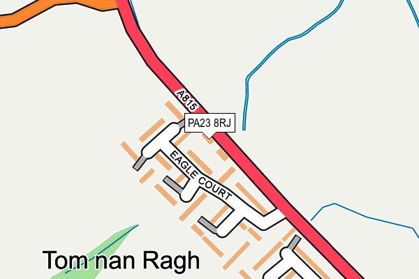 PA23 8RJ map - OS OpenMap – Local (Ordnance Survey) PA23 8RJ map - OS OpenMap – Local (Ordnance Survey)