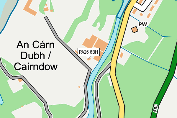 PA26 8BH map - OS OpenMap – Local (Ordnance Survey) PA26 8BH map - OS OpenMap – Local (Ordnance Survey)