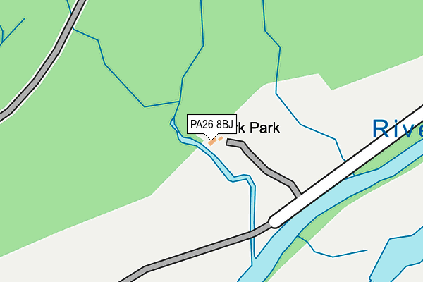 PA26 8BJ map - OS OpenMap – Local (Ordnance Survey) PA26 8BJ map - OS OpenMap – Local (Ordnance Survey)