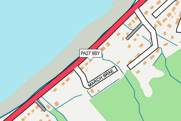 PA27 8BY map - OS OpenMap – Local (Ordnance Survey)