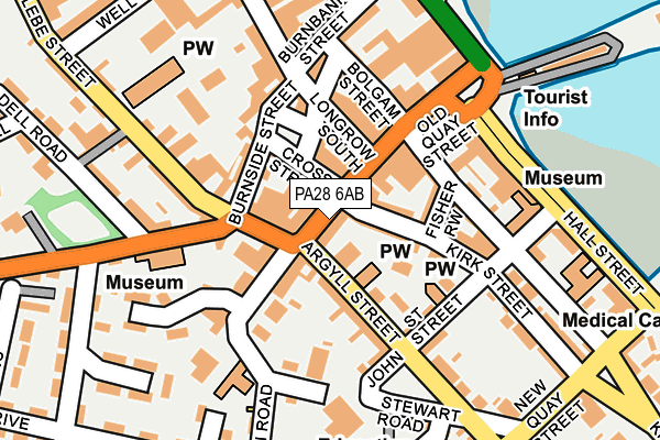 PA28 6AB map - OS OpenMap – Local (Ordnance Survey) PA28 6AB map - OS OpenMap – Local (Ordnance Survey)