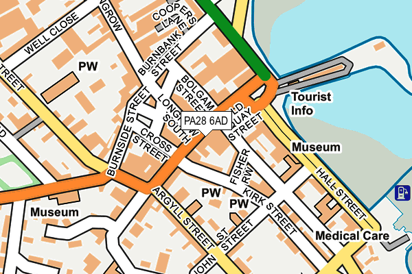 PA28 6AD map - OS OpenMap – Local (Ordnance Survey) PA28 6AD map - OS OpenMap – Local (Ordnance Survey)