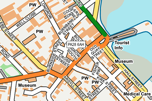 PA28 6AH map - OS OpenMap – Local (Ordnance Survey) PA28 6AH map - OS OpenMap – Local (Ordnance Survey)