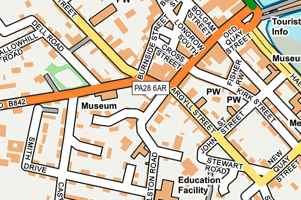 PA28 6AR map - OS OpenMap – Local (Ordnance Survey) PA28 6AR map - OS OpenMap – Local (Ordnance Survey)