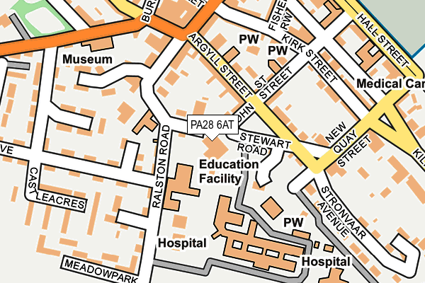 PA28 6AT map - OS OpenMap – Local (Ordnance Survey) PA28 6AT map - OS OpenMap – Local (Ordnance Survey)