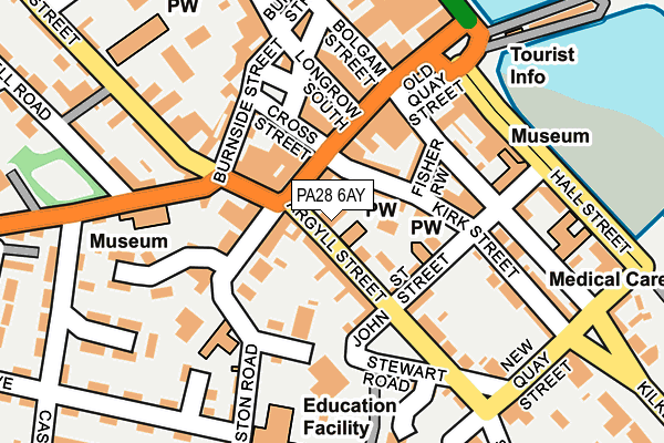 PA28 6AY map - OS OpenMap – Local (Ordnance Survey) PA28 6AY map - OS OpenMap – Local (Ordnance Survey)