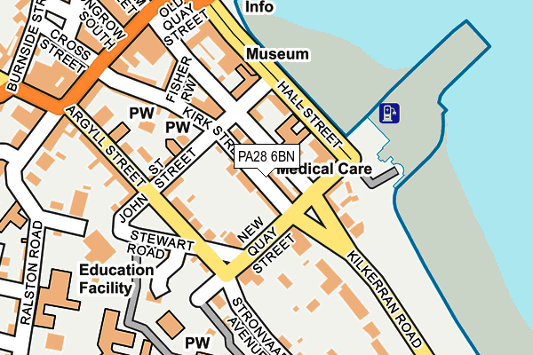 PA28 6BN map - OS OpenMap – Local (Ordnance Survey) PA28 6BN map - OS OpenMap – Local (Ordnance Survey)