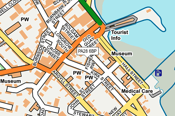 PA28 6BP map - OS OpenMap – Local (Ordnance Survey) PA28 6BP map - OS OpenMap – Local (Ordnance Survey)