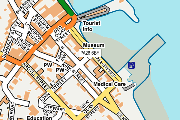 PA28 6BY map - OS OpenMap – Local (Ordnance Survey) PA28 6BY map - OS OpenMap – Local (Ordnance Survey)