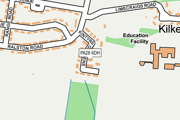 PA28 6DH map - OS OpenMap – Local (Ordnance Survey) PA28 6DH map - OS OpenMap – Local (Ordnance Survey)
