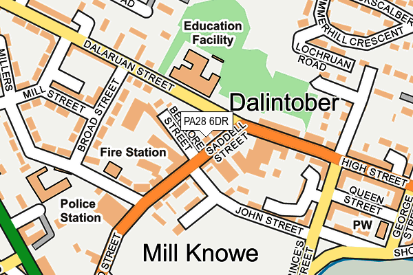 PA28 6DR map - OS OpenMap – Local (Ordnance Survey) PA28 6DR map - OS OpenMap – Local (Ordnance Survey)