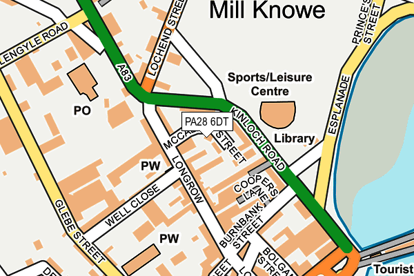 PA28 6DT map - OS OpenMap – Local (Ordnance Survey) PA28 6DT map - OS OpenMap – Local (Ordnance Survey)