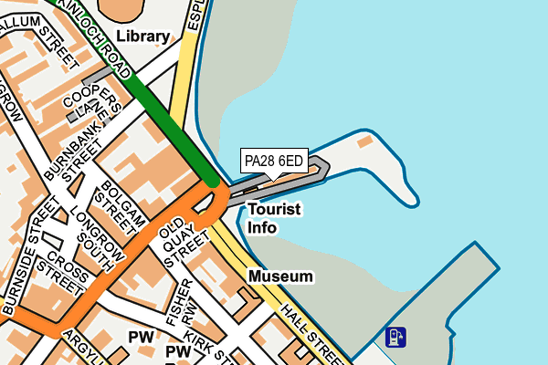 PA28 6ED map - OS OpenMap – Local (Ordnance Survey) PA28 6ED map - OS OpenMap – Local (Ordnance Survey)