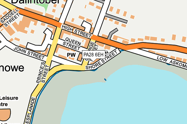 PA28 6EH map - OS OpenMap – Local (Ordnance Survey) PA28 6EH map - OS OpenMap – Local (Ordnance Survey)