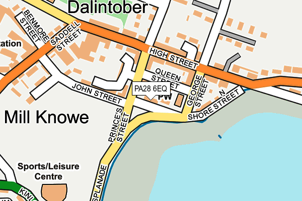 PA28 6EQ map - OS OpenMap – Local (Ordnance Survey)