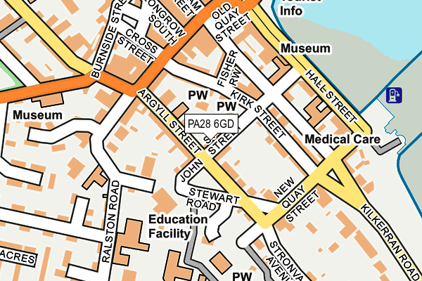 PA28 6GD map - OS OpenMap – Local (Ordnance Survey) PA28 6GD map - OS OpenMap – Local (Ordnance Survey)