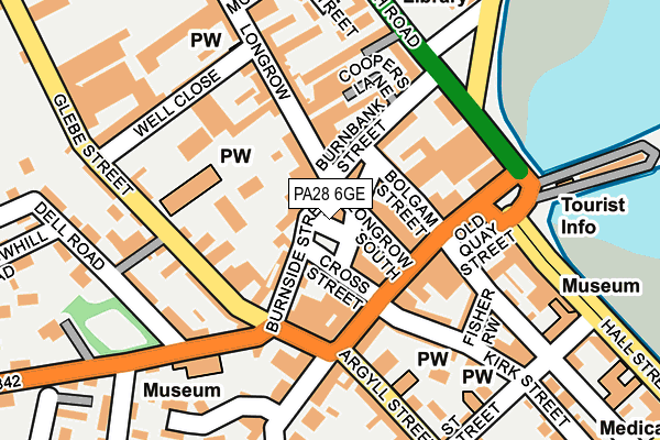 PA28 6GE map - OS OpenMap – Local (Ordnance Survey) PA28 6GE map - OS OpenMap – Local (Ordnance Survey)