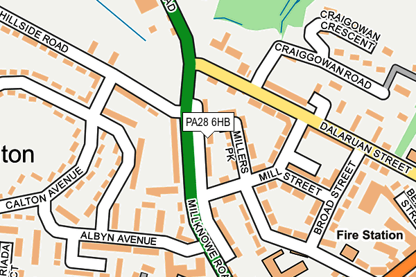 PA28 6HB map - OS OpenMap – Local (Ordnance Survey) PA28 6HB map - OS OpenMap – Local (Ordnance Survey)
