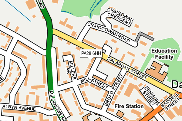 PA28 6HH map - OS OpenMap – Local (Ordnance Survey) PA28 6HH map - OS OpenMap – Local (Ordnance Survey)