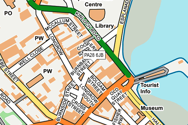 PA28 6JB map - OS OpenMap – Local (Ordnance Survey) PA28 6JB map - OS OpenMap – Local (Ordnance Survey)