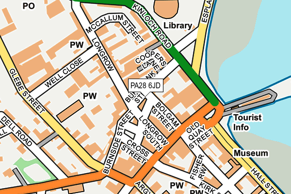 PA28 6JD map - OS OpenMap – Local (Ordnance Survey) PA28 6JD map - OS OpenMap – Local (Ordnance Survey)