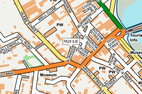 PA28 6JE map - OS OpenMap – Local (Ordnance Survey) PA28 6JE map - OS OpenMap – Local (Ordnance Survey)