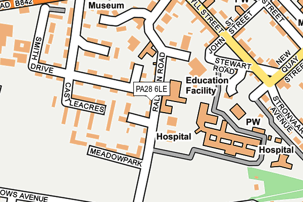 PA28 6LE map - OS OpenMap – Local (Ordnance Survey) PA28 6LE map - OS OpenMap – Local (Ordnance Survey)
