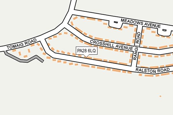 PA28 6LQ map - OS OpenMap – Local (Ordnance Survey) PA28 6LQ map - OS OpenMap – Local (Ordnance Survey)