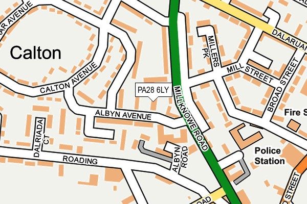PA28 6LY map - OS OpenMap – Local (Ordnance Survey)