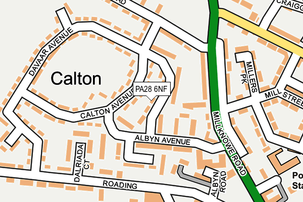PA28 6NF map - OS OpenMap – Local (Ordnance Survey) PA28 6NF map - OS OpenMap – Local (Ordnance Survey)