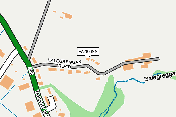 PA28 6NN map - OS OpenMap – Local (Ordnance Survey) PA28 6NN map - OS OpenMap – Local (Ordnance Survey)