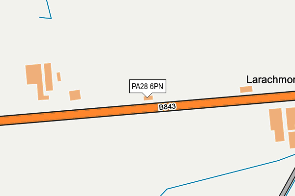 PA28 6PN map - OS OpenMap – Local (Ordnance Survey) PA28 6PN map - OS OpenMap – Local (Ordnance Survey)