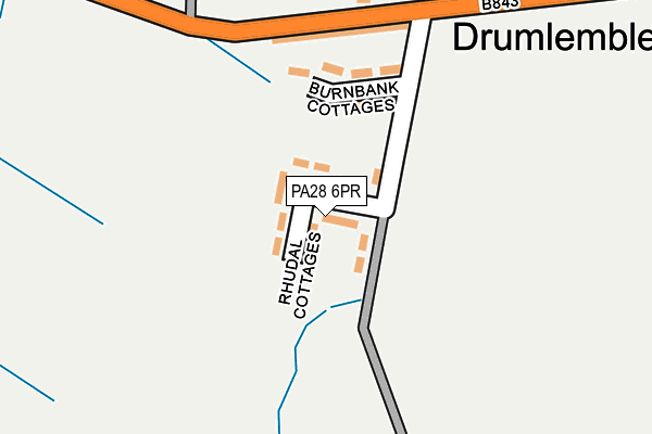 PA28 6PR map - OS OpenMap – Local (Ordnance Survey) PA28 6PR map - OS OpenMap – Local (Ordnance Survey)