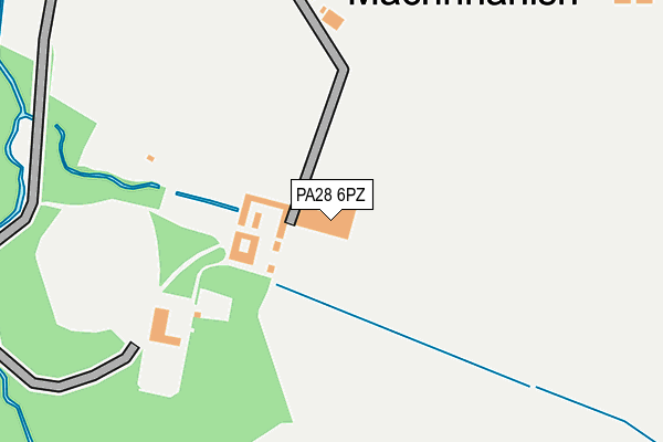 PA28 6PZ map - OS OpenMap – Local (Ordnance Survey) PA28 6PZ map - OS OpenMap – Local (Ordnance Survey)