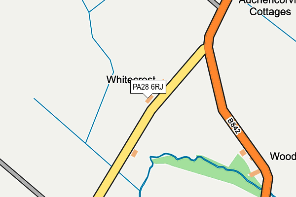 PA28 6RJ map - OS OpenMap – Local (Ordnance Survey) PA28 6RJ map - OS OpenMap – Local (Ordnance Survey)