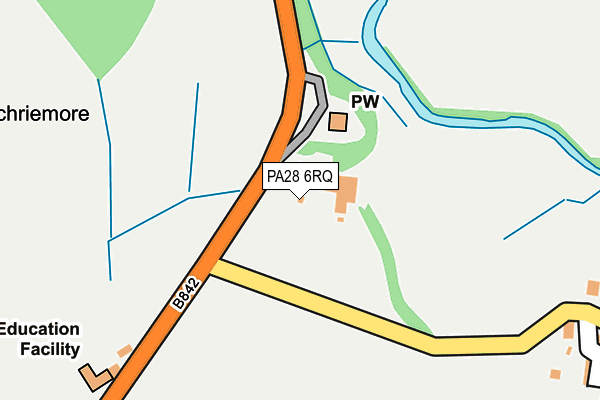 PA28 6RQ map - OS OpenMap – Local (Ordnance Survey)