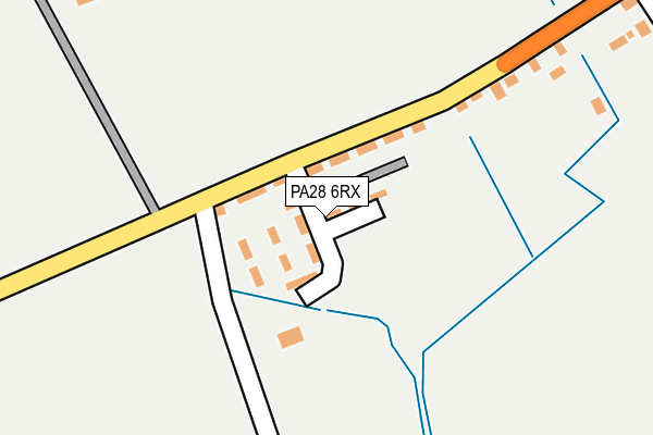 PA28 6RX map - OS OpenMap – Local (Ordnance Survey) PA28 6RX map - OS OpenMap – Local (Ordnance Survey)
