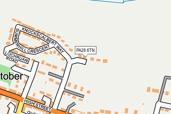 PA28 6TN map - OS OpenMap – Local (Ordnance Survey) PA28 6TN map - OS OpenMap – Local (Ordnance Survey)
