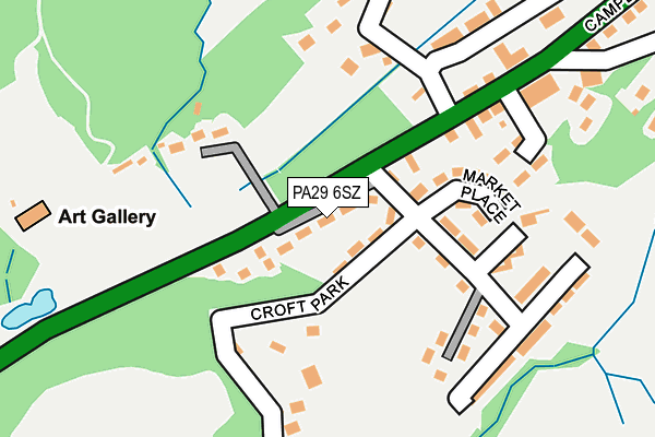 PA29 6SZ map - OS OpenMap – Local (Ordnance Survey) PA29 6SZ map - OS OpenMap – Local (Ordnance Survey)
