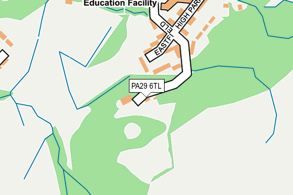 PA29 6TL map - OS OpenMap – Local (Ordnance Survey) PA29 6TL map - OS OpenMap – Local (Ordnance Survey)