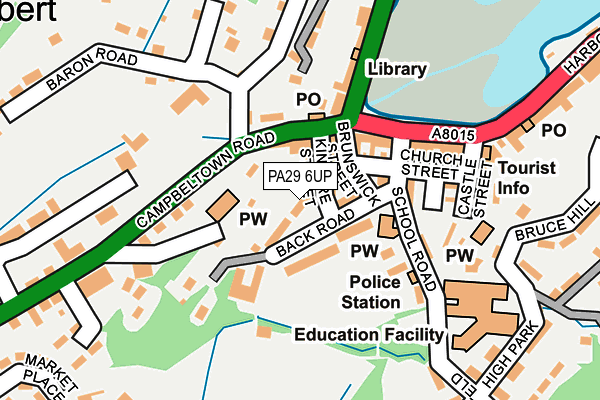 PA29 6UP map - OS OpenMap – Local (Ordnance Survey) PA29 6UP map - OS OpenMap – Local (Ordnance Survey)