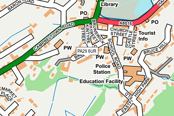 PA29 6UR map - OS OpenMap – Local (Ordnance Survey) PA29 6UR map - OS OpenMap – Local (Ordnance Survey)