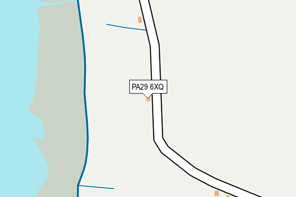 PA29 6XQ map - OS OpenMap – Local (Ordnance Survey) PA29 6XQ map - OS OpenMap – Local (Ordnance Survey)