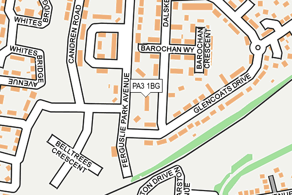 PA3 1BG map - OS OpenMap – Local (Ordnance Survey) PA3 1BG map - OS OpenMap – Local (Ordnance Survey)