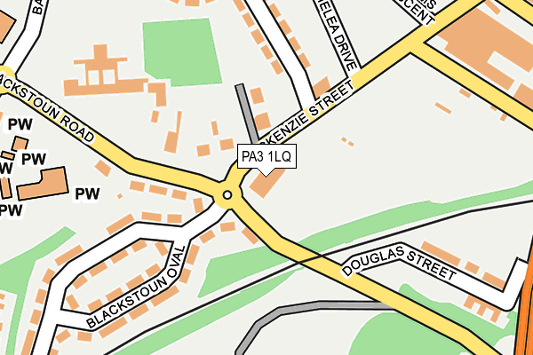 PA3 1LQ map - OS OpenMap – Local (Ordnance Survey) PA3 1LQ map - OS OpenMap – Local (Ordnance Survey)